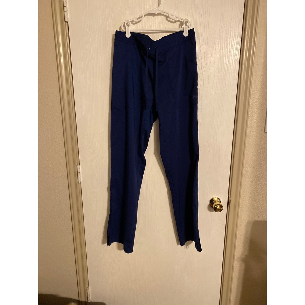 Purple Label by Healing Hands Navy Blue Scrub Pants Small Drawstring
0206